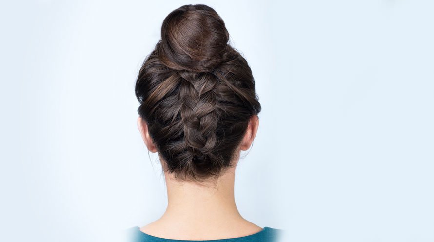 upside down dutch braid